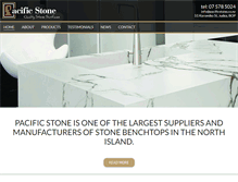 Tablet Screenshot of pacificstone.co.nz
