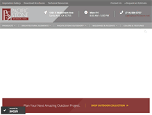 Tablet Screenshot of pacificstone.net